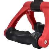 Maxbell Two D Rowing Handle Cable Attachment Back Training Gym Weight Workout Red