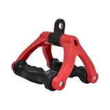 Maxbell Two D Rowing Handle Cable Attachment Back Training Gym Weight Workout Red