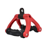 Maxbell Two D Rowing Handle Cable Attachment Back Training Gym Weight Workout Red
