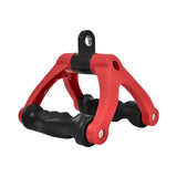 Maxbell Two D Rowing Handle Cable Attachment Back Training Gym Weight Workout Red