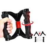 Maxbell Two D Rowing Handle Cable Attachment Back Training Gym Weight Workout Black