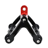 Maxbell Two D Rowing Handle Cable Attachment Back Training Gym Weight Workout Black