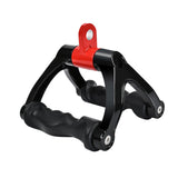 Maxbell Two D Rowing Handle Cable Attachment Back Training Gym Weight Workout Black
