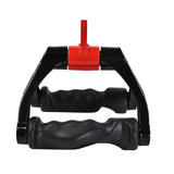 Maxbell Two D Rowing Handle Cable Attachment Back Training Gym Weight Workout Black
