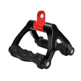 Maxbell Two D Rowing Handle Cable Attachment Back Training Gym Weight Workout Black