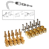 Maxbell Bicycle Hydraulic Hose Inserts Bicycle Olive Head Bicycle Oil Tube Hose BH59