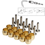 Maxbell Bicycle Hydraulic Hose Inserts Bicycle Olive Head Bicycle Oil Tube Hose BH90