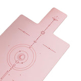Maxbell Pilates Reformer Mat, Pilates Mat for Reformer Pilate Training Non Slip Pink