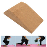 Maxbell Cork Squat Wedge Yoga Block Incline Board Lightweight for Home Gym