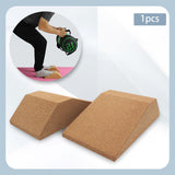 Maxbell Cork Squat Wedge Yoga Block Incline Board Lightweight for Home Gym
