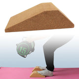 Maxbell Cork Squat Wedge Yoga Block Incline Board Lightweight for Home Gym