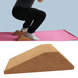 Maxbell Cork Squat Wedge Yoga Block Incline Board Lightweight for Home Gym