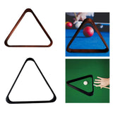 Maxbell Flat Billiard Triangle Rack 8 Balls Accessory Snooker Positioning Red