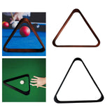 Maxbell Flat Billiard Triangle Rack 8 Balls Accessory Snooker Positioning Red