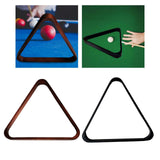 Maxbell Flat Billiard Triangle Rack 8 Balls Accessory Snooker Positioning Red