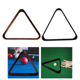 Maxbell Flat Billiard Triangle Rack 8 Balls Accessory Snooker Positioning Red