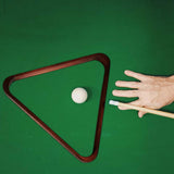 Maxbell Flat Billiard Triangle Rack 8 Balls Accessory Snooker Positioning Red