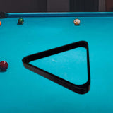 Maxbell Flat Billiard Triangle Rack 8 Balls Accessory Snooker Positioning Black