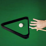 Maxbell Flat Billiard Triangle Rack 8 Balls Accessory Snooker Positioning Black