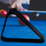 Maxbell Flat Billiard Triangle Rack 8 Balls Accessory Snooker Positioning Black