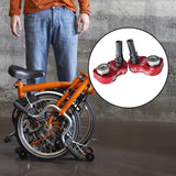 Maxbell Bicycle V Brake Extension 406 to 451 Seat Adapter for Folding Bike Red