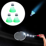 Maxbell 3Pcs LED Badminton Shuttlecocks Glow in The Dark Birdie Balls Green