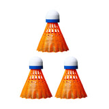 Maxbell 3Pcs LED Badminton Shuttlecocks Glow in The Dark Birdie Balls Red