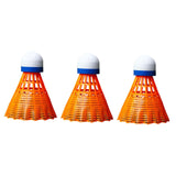 Maxbell 3Pcs LED Badminton Shuttlecocks Glow in The Dark Birdie Balls Red