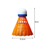 Maxbell 3Pcs LED Badminton Shuttlecocks Glow in The Dark Birdie Balls Red