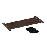 Maxbell Sliding Pad with Shoe Cover Balance Exercise Strength Ski  140cmx50cm Black