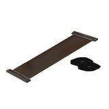 Maxbell Sliding Pad with Shoe Cover Balance Exercise Strength Ski  140cmx50cm Black