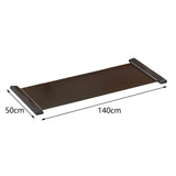 Maxbell Sliding Pad with Shoe Cover Balance Exercise Strength Ski  140cmx50cm Black