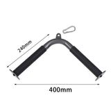 Maxbell V Shaped Tricep Press Down Bar Cable Machine Handle Attachment for Gym