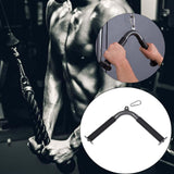 Maxbell V Shaped Tricep Press Down Bar Cable Machine Handle Attachment for Gym