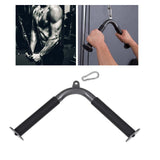 Maxbell V Shaped Tricep Press Down Bar Cable Machine Handle Attachment for Gym