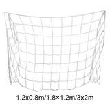 Maxbell Football Net Replace White Accessories Soccer Goal Net for Teens 1.2mx0.8m