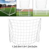 Maxbell Football Net Replace White Accessories Soccer Goal Net for Teens 1.2mx0.8m