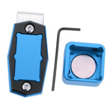 Maxbell Magnetic Chalk Holder with Belt Clip Pool Cue Snooker Accessories Blue