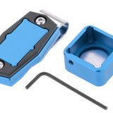 Maxbell Magnetic Chalk Holder with Belt Clip Pool Cue Snooker Accessories Blue