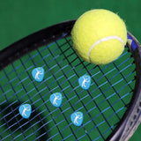 Maxbell Tennis Vibration Dampener Shock Absorber Tennis Dampener for Outdoor Sports Blue Person