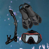 Maxbell Snorkel Set Snorkeling Gear Dive Mask Underwater Activities Adults Swimming Red Small Medium