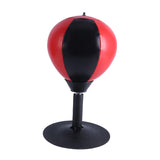 Maxbell Punching Bag Speed Ball Desktop Boxing Ball for Exercise Sports Equipment Black Red