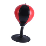 Maxbell Punching Bag Speed Ball Desktop Boxing Ball for Exercise Sports Equipment Black Red