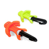Maxbell dive Mouthpiece Holder Portable BCD Hanger Accessories for Mouthpiece Orange