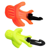 Maxbell dive Mouthpiece Holder Portable BCD Hanger Accessories for Mouthpiece Orange