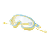 Maxbell Kids Swim Goggles with Earplug Swimming Glasses for Children Adjustable Yellow