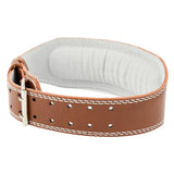 Maxbell Weight Lifting Belt Waist Protector Support Adjustable Unisex Gym Belt M Brown
