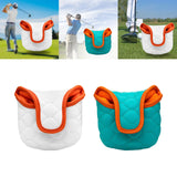 Maxbell Universal Golf Club Headcover Golf Mallet Putter Head Cover Protection Guard White