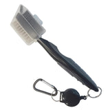 Maxbell Golf Club Brush with Carabiner Groove Cleaner for Golf Accessories Grey