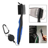 Maxbell Golf Club Brush with Carabiner Groove Cleaner for Golf Accessories Blue